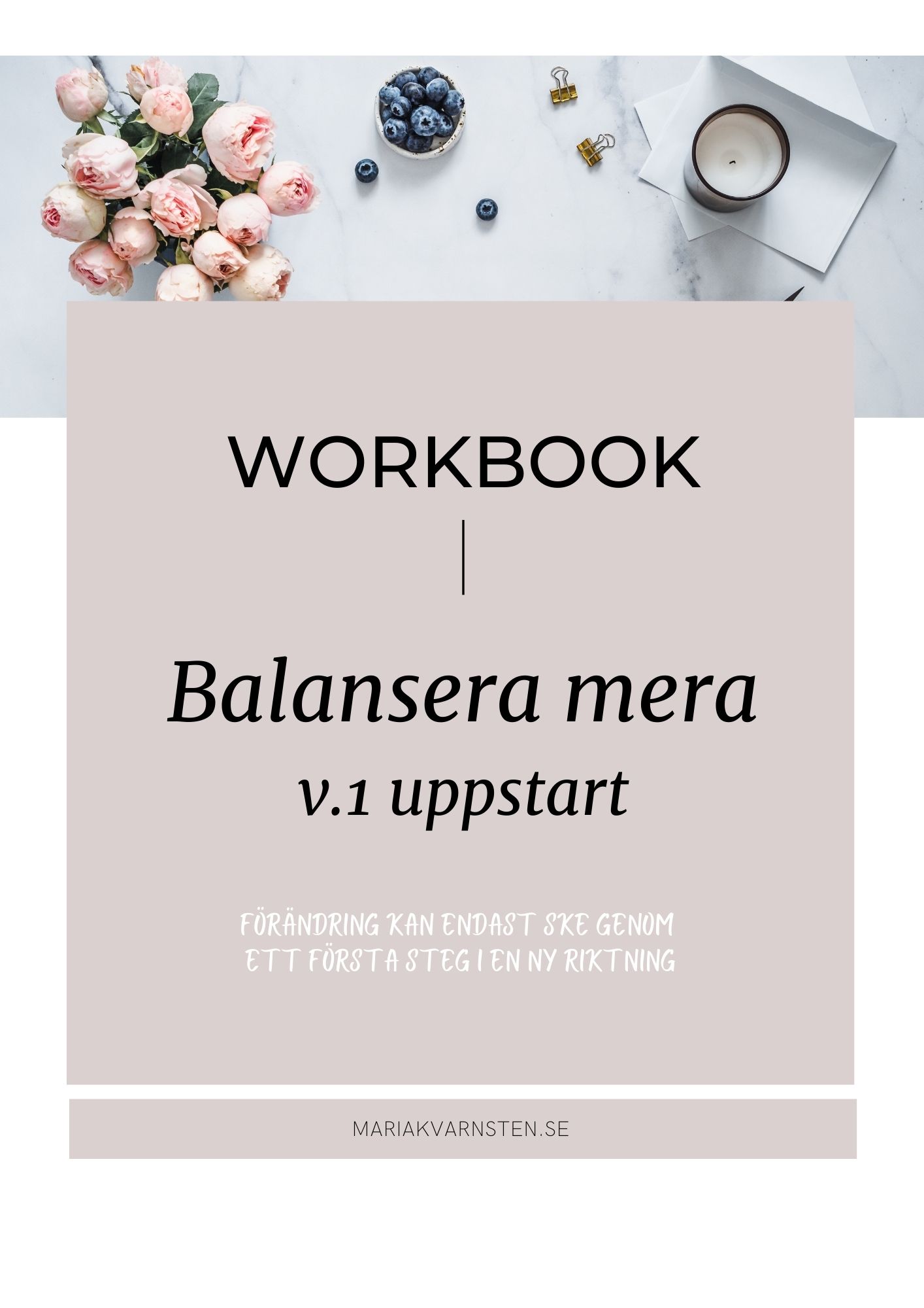 Uppstart & v 1 Balansera mera